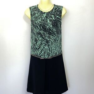 Alexander McQueen Dress Zipper Accent Blouson Dress  Sz XS NWOT!